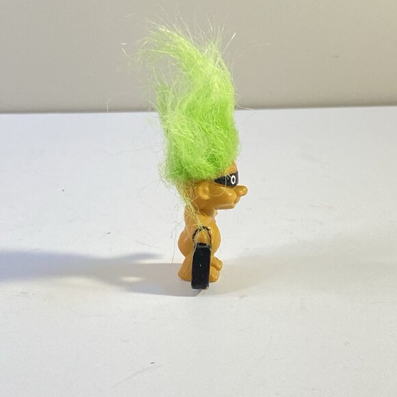 Vintage Troll Doll Halloween Pencil Topper with Green Hair - Picture 5 of 8
